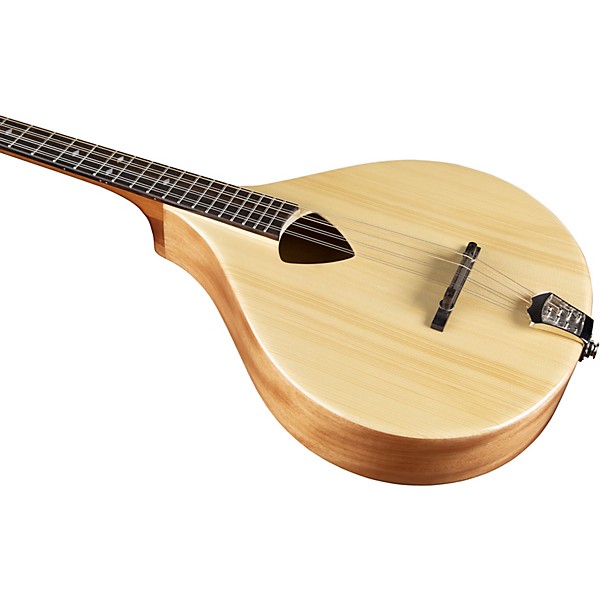 Gold Tone Irish Bouzouki Mandolin with Case Satin Natural