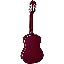 Open Box Ortega Family Series R121-1/4WR 1/4 Size Classical Guitar Level 2 Transparent Wine Red, 0.25 197881081829