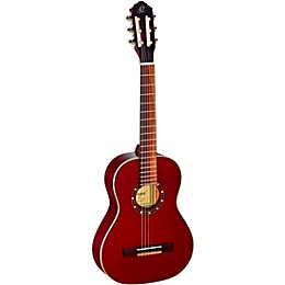 Ortega Family Series R121-1/2WR 1/2 Size Classical Guitar Transparent Wine Red 0.5