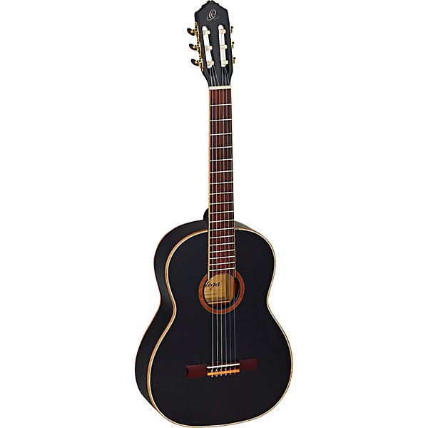 Ortega Family Series R221BK Classical Guitar Gloss Black