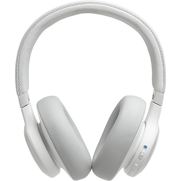 JBL LIVE 650BTNC Wireless Over-Ear Noise-Cancelling Headphones White