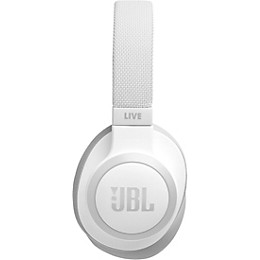 JBL LIVE 650BTNC Wireless Over-Ear Noise-Cancelling Headphones White