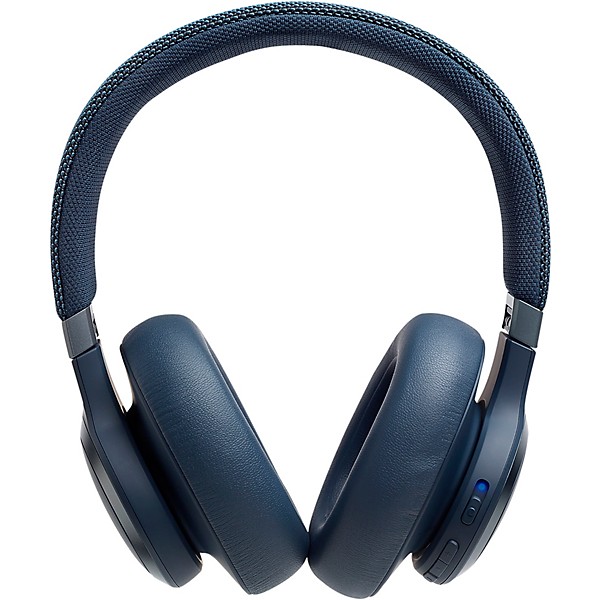 JBL LIVE 650BTNC Wireless Over-Ear Noise-Cancelling Headphones Blue