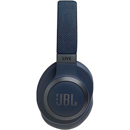 JBL LIVE 650BTNC Wireless Over-Ear Noise-Cancelling Headphones Blue