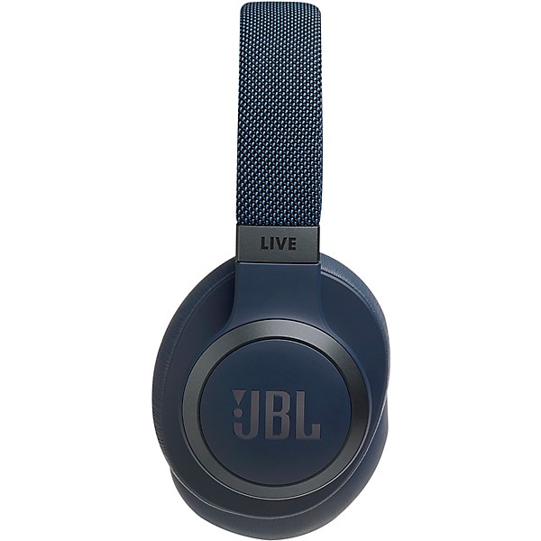 JBL LIVE 650BTNC Wireless Over-Ear Noise-Cancelling Headphones Blue