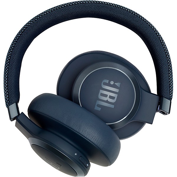 JBL LIVE 650BTNC Wireless Over-Ear Noise-Cancelling Headphones Blue