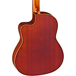 Ortega Family Series RCE125SN Thinline Acoustic-Electric Classical Guitar Satin Natural
