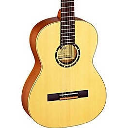 Ortega Family Series R121-7/8 7/8 Size Classical Guitar Satin Natural 0.75