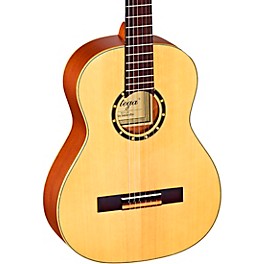 Ortega Family Series R121-3/4 3/4 Size Classical Guitar Satin Natural 0.75