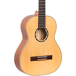 Ortega Family Series R121L-3/4 3/4 Size Left-Handed Classical Guitar Satin Natural 0.75