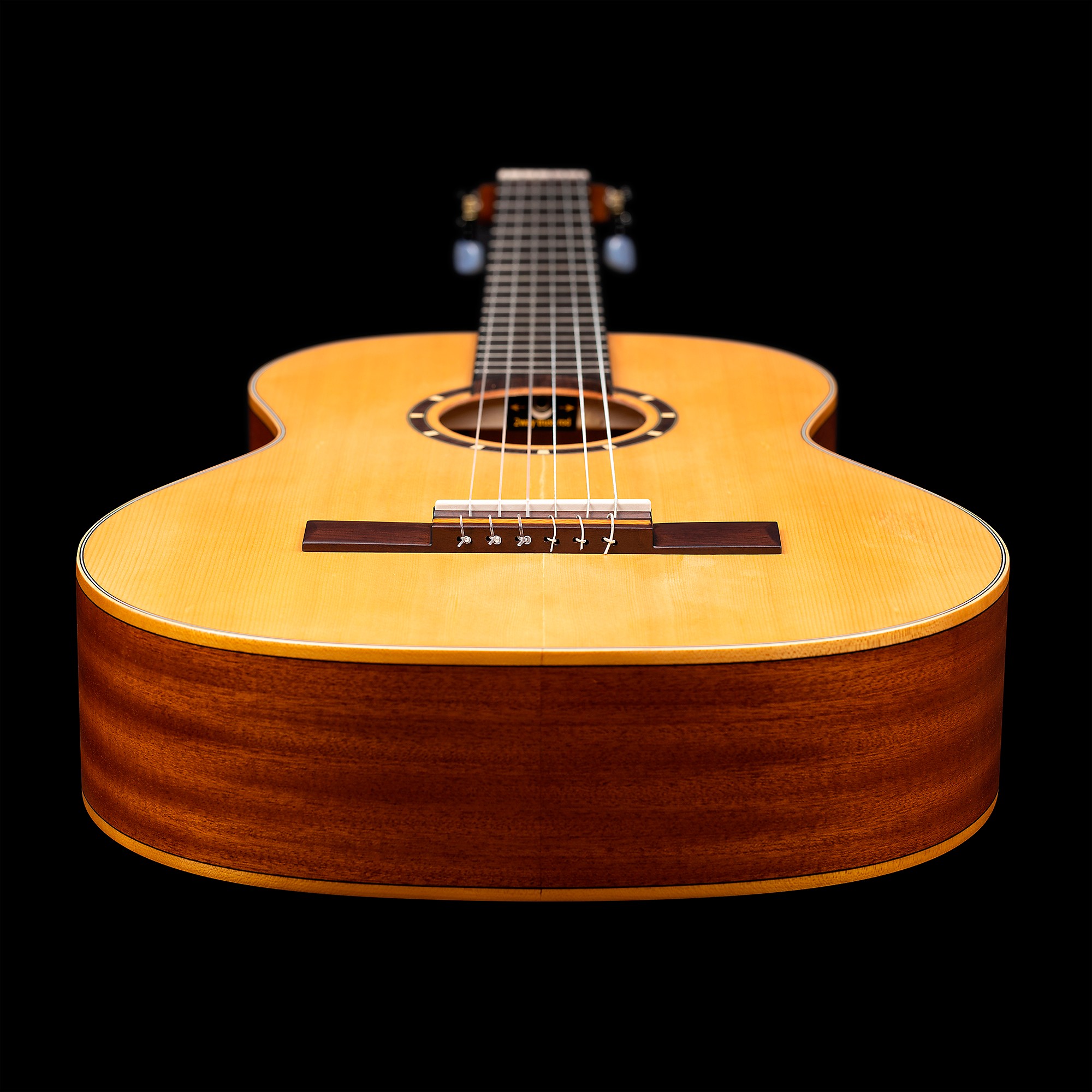 Ortega Left Handed R131L Family Series Pro Nylon String Acoustic Guita -  Adirondack Guitar