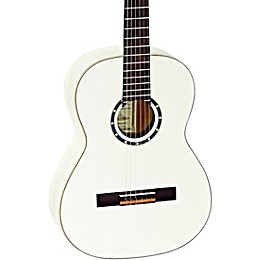 Ortega Family Series R121-7/8WH 7/8 Size Classical Guitar White