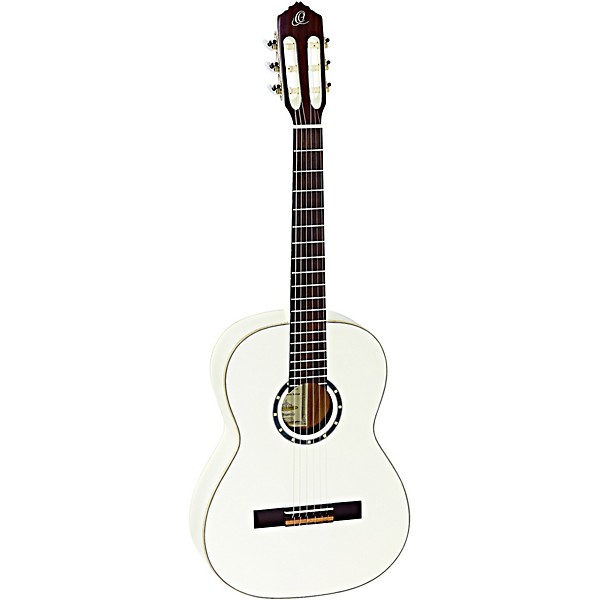 Ortega Family Series R121-7/8WH 7/8 Size Classical Guitar White