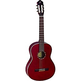 Ortega Family Series R121WR Classical Guitar Transparent Wine Red