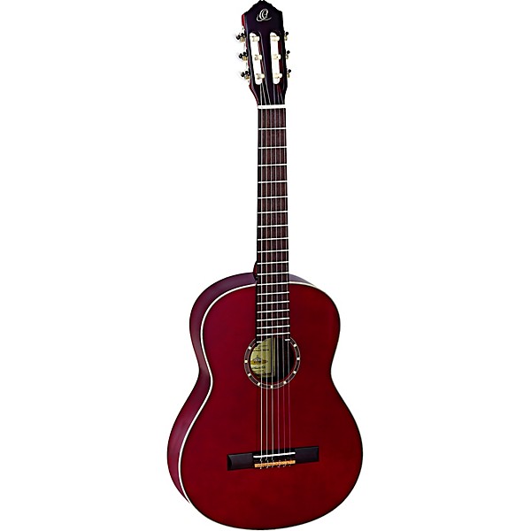 Ortega Family Series R121WR Classical Guitar Transparent Wine Red