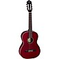 Ortega Family Series R121-7/8WR 7/8 Size Classical Guitar Transparent Wine Red 0.875