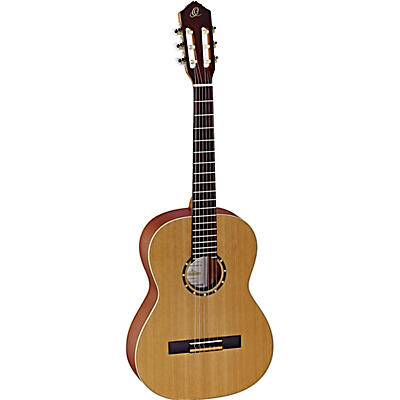 Ortega Family Series R121-7/8 7/8 Size Classical Guitar Satin Natural 0.875 for sale