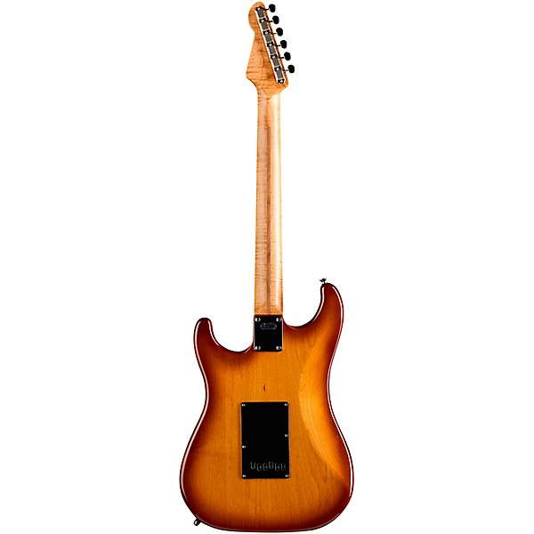 LsL Instruments Saticoy DX HSS Flame Maple Top Electric Guitar Iced Tea Burst