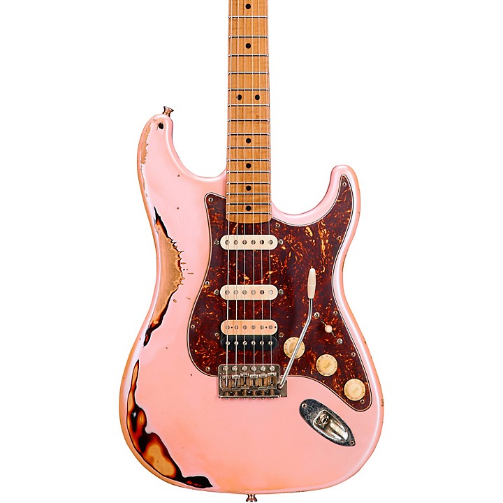 Platinum LsL Instruments Saticoy HSS Electric Guitar Ice Pink over