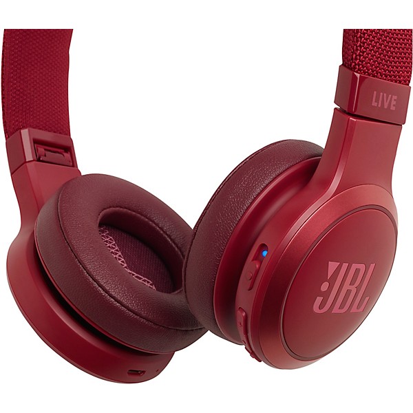 JBL LIVE 400BT Wireless On-Ear Headphones Red