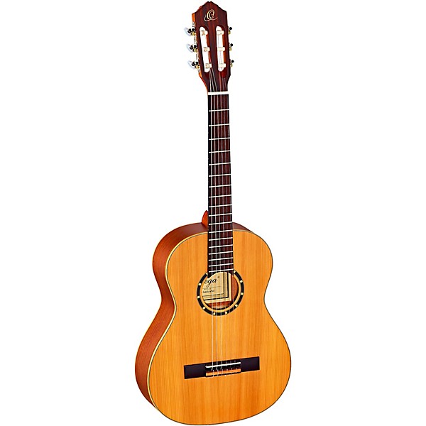 Ortega Family Series R122-3/4 3/4 Size Classical Guitar Satin Natural 0.75
