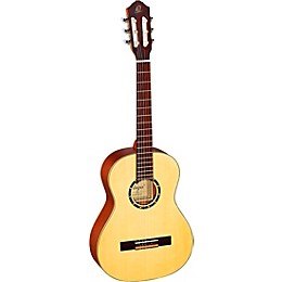 Ortega Family Series Pro R133-3/4 3/4 Size Classical Guitar Natural 0.75