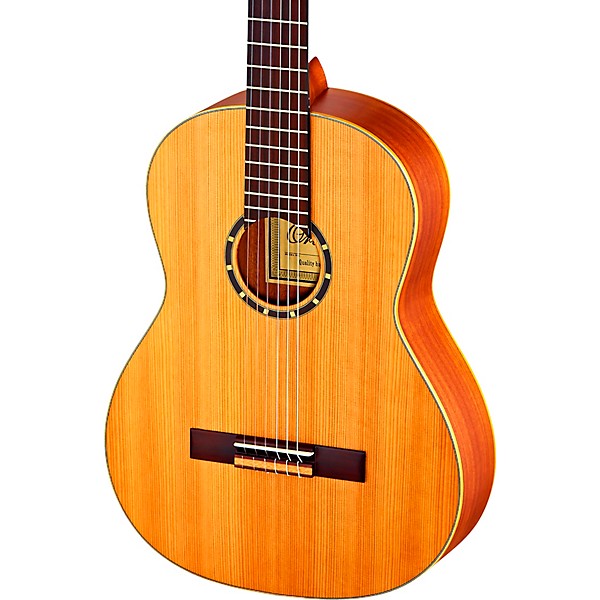 Ortega Left Handed R131L Family Series Pro Nylon String Acoustic Guita -  Adirondack Guitar