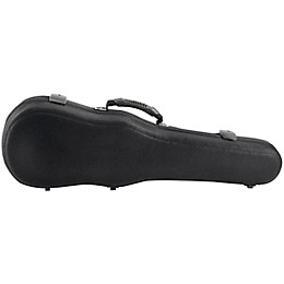 J. Winter Violin Shaped Case Greenline 1/4 Size Black Exterior, Black Interior