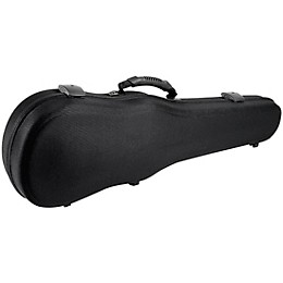 J. Winter Violin Shaped Case Greenline 1/4 Size Black Exterior, Black Interior