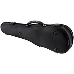 J. Winter Violin Shaped Case Greenline 1/4 Size Black Exterior, Black Interior