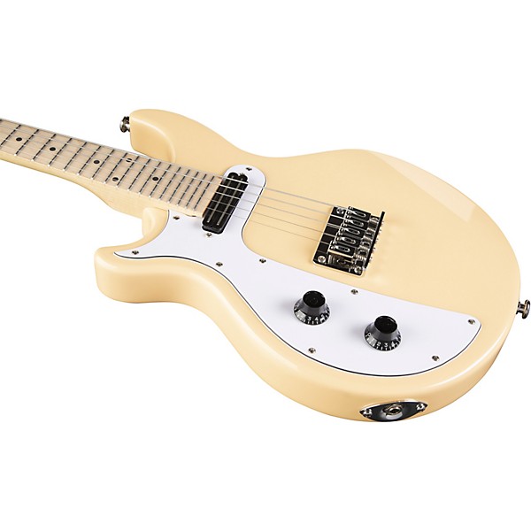 Gold Tone GME-5/L Electric Solidbody 5-String Mandolin For Left Hand Players Cream Gloss