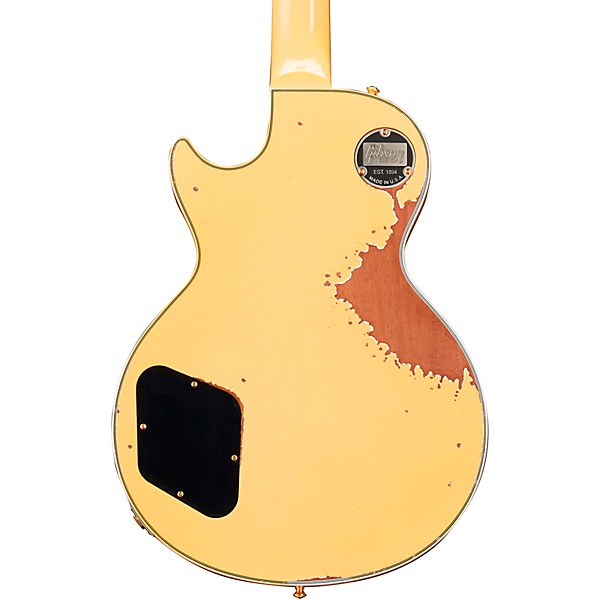 Platinum Gibson Custom '74 Les Paul Custom Aged Solid Body
