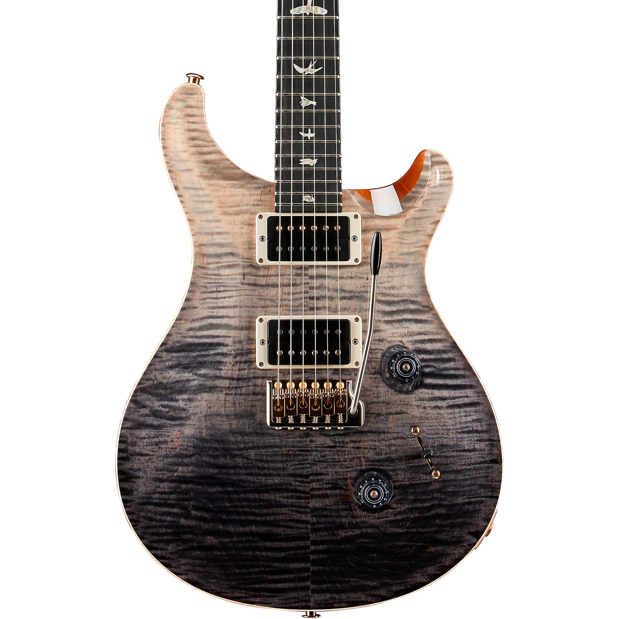 PRS Wood Library Custom 24 10-Top With Pattern Thin Neck and Ebony ...