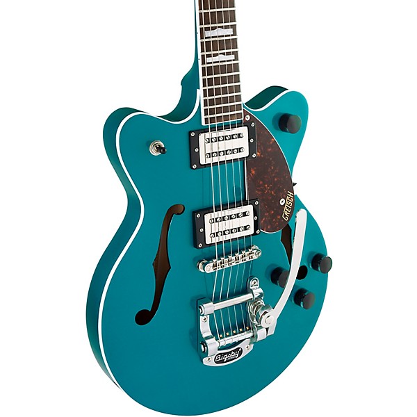 Open Box Gretsch Guitars G2657T Streamliner Center Block Jr. Double-Cut with Bigsby Electric Guitar Level 2 Ocean Turquois...
