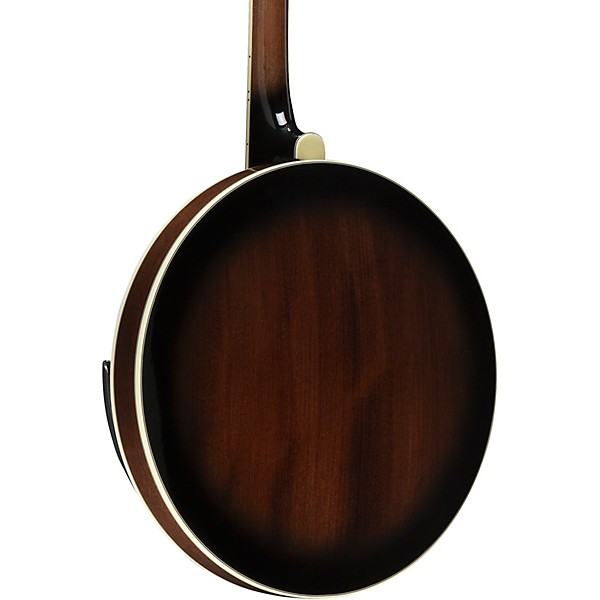 Gold Tone Mastertone IT-250F/L Left-Handed Irish Tenor Banjo With Flange Vintage Brown