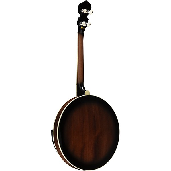 Gold Tone Mastertone IT-250F/L Left-Handed Irish Tenor Banjo With Flange Vintage Brown