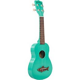 Kala Shark Soprano Ukulele Surf Green