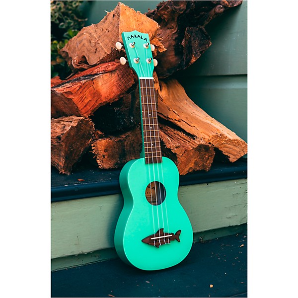 Kala Shark Soprano Ukulele Surf Green