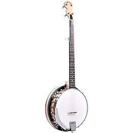 Gold Tone MC-150R/P Maple Classic Banjo With Steel Tone Ring Gloss Natural