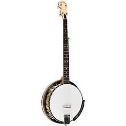 Gold Tone MC-150R/P/L Left-Handed Maple Classic Banjo with Steel Tone Ring Gloss Natural