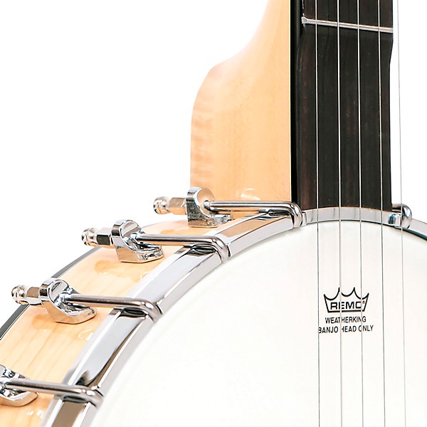 Gold Tone Maple Mountain Long Neck Openback Banjo Gloss Natural