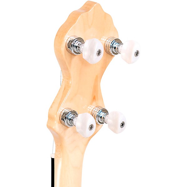 Gold Tone Maple Mountain Long Neck Openback Banjo Gloss Natural