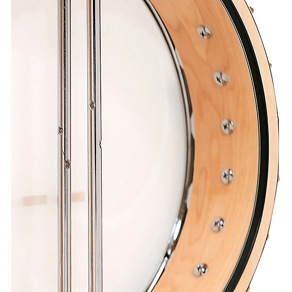 Gold Tone Maple Mountain Long Neck Openback Banjo Gloss Natural