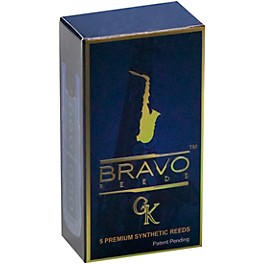 Bravo Reeds Synthetic Alto Saxophone Reed 5 Pack 2.5 Bravo Reeds Synthetic Alto Saxophone Reed 5 Pack 2