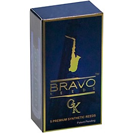 Bravo Reeds Synthetic Alto Saxophone Reed 5 Pack 2.5 Bravo Reeds Synthetic Alto Saxophone Reed 5 Pack 2.5