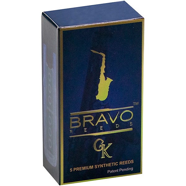 Bravo Reeds Synthetic Alto Saxophone Reed 5 Pack 3