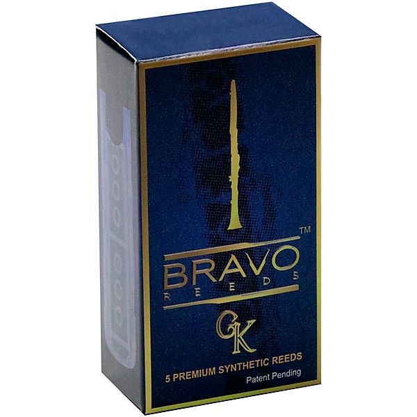 Bravo Reeds Synthetic Clarinet Reed 5 Pack 3