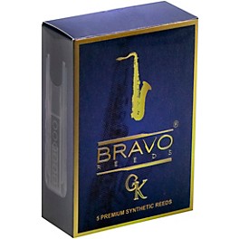 Bravo Reeds Synthetic Tenor Saxophone Reed 5 Pack 2 Bravo Reeds Synthetic Tenor Saxophone Reed 5 Pack 2