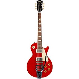 Gibson Custom '58 Les Paul Standard Light Aged with Bigsby - Solid Body Electric Guitar Sweet Cherry