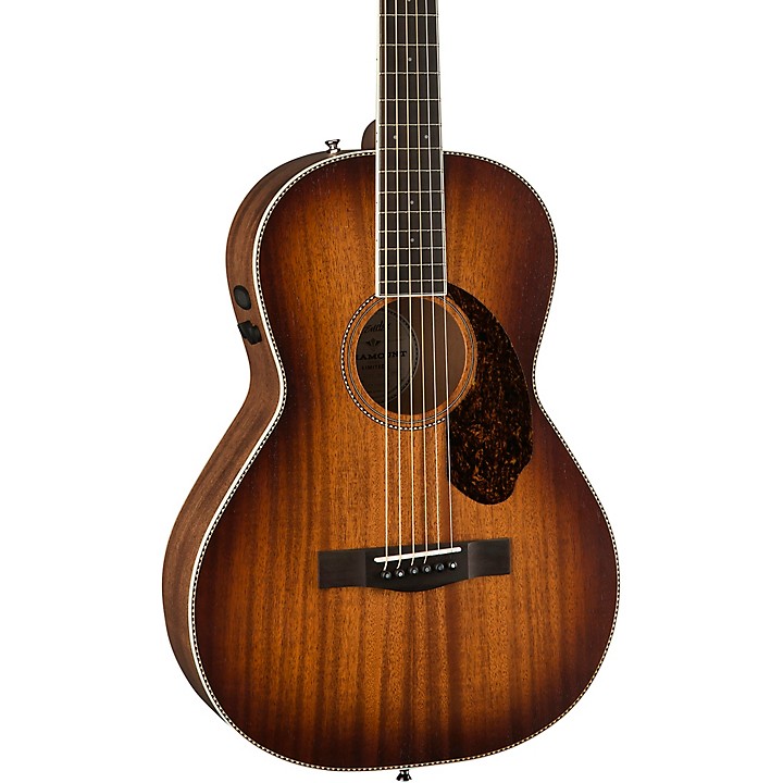 Fender PM-2E Parlor Limited All-Mahogany Acoustic-Electric